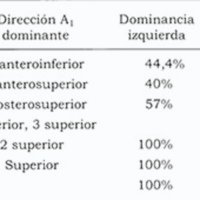 Tabla 3. Correlación entre proyección aneurismática y dominancia A1