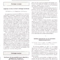 Resúmenes de trabajos presentados en Póster<br /><br />
36° CONGRESO DE LA ASOCIACIÓN ARGENTINA DE NEUROCIRUGIA 