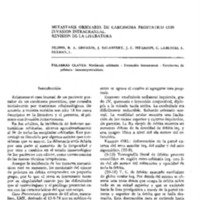 Metástasis Orbitratia de Carcinoma Prostático con Invasión Intracraneal. Revisión de la Literatura.
