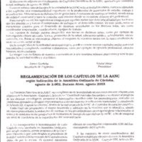 CAPÍTULOS CIENTÍFICOS DE LA ASOCIACIÓN ARGENTINA DE NEUROCIRUGÍA