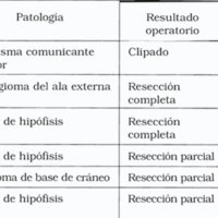 Tabla 1. Patologías y complicaciones