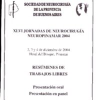 Neuropinamar 2004<br /><br />
Trabajos Presentados a Premio