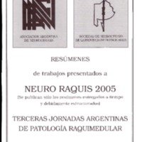 RESÚMENES de trabajos presentados a NEURO RAQUIS 2005
